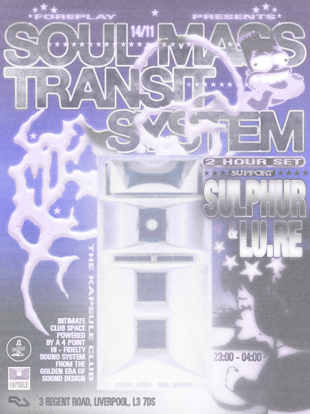 Foreplay: Soul Mass Transit System (2hr), Sulphur,  Lu.Re
