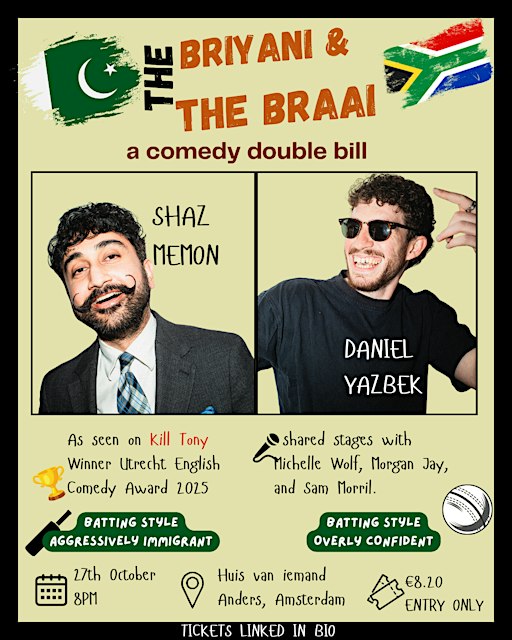 Double Bill Comedy Show | Shaz Memon & Daniel Yazbek