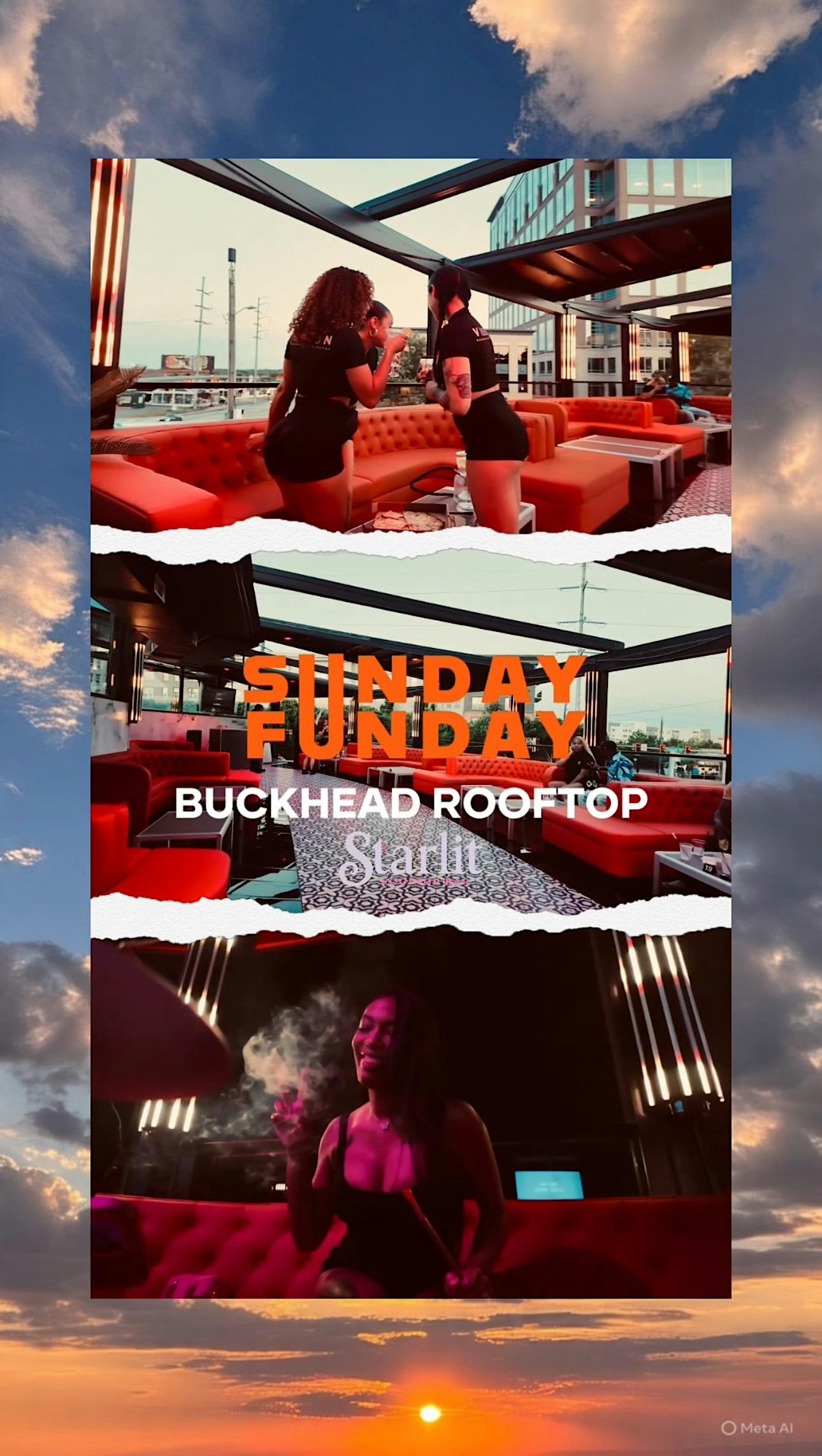 Rooftop Happy Hour  ATL's #1 Sunday Funday ☀️