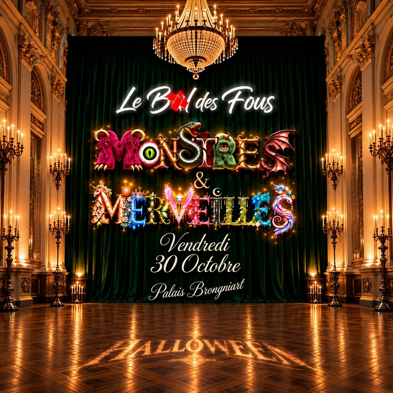 BAL DES FOUS - HALLOWEEN - MONSTRES ET MERVEILLES