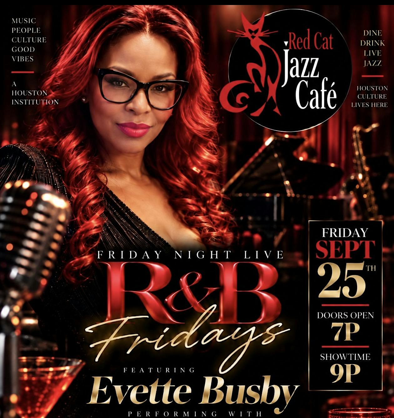 Friday Night Live R&B with Thee Evolution Band FEATURING Evette Busby
