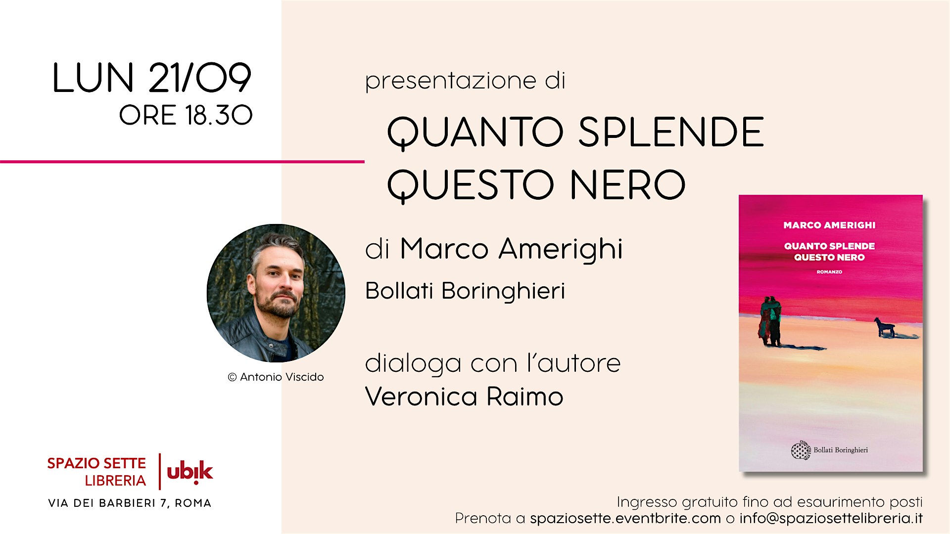 Presentazione di "Quanto splende questo nero"