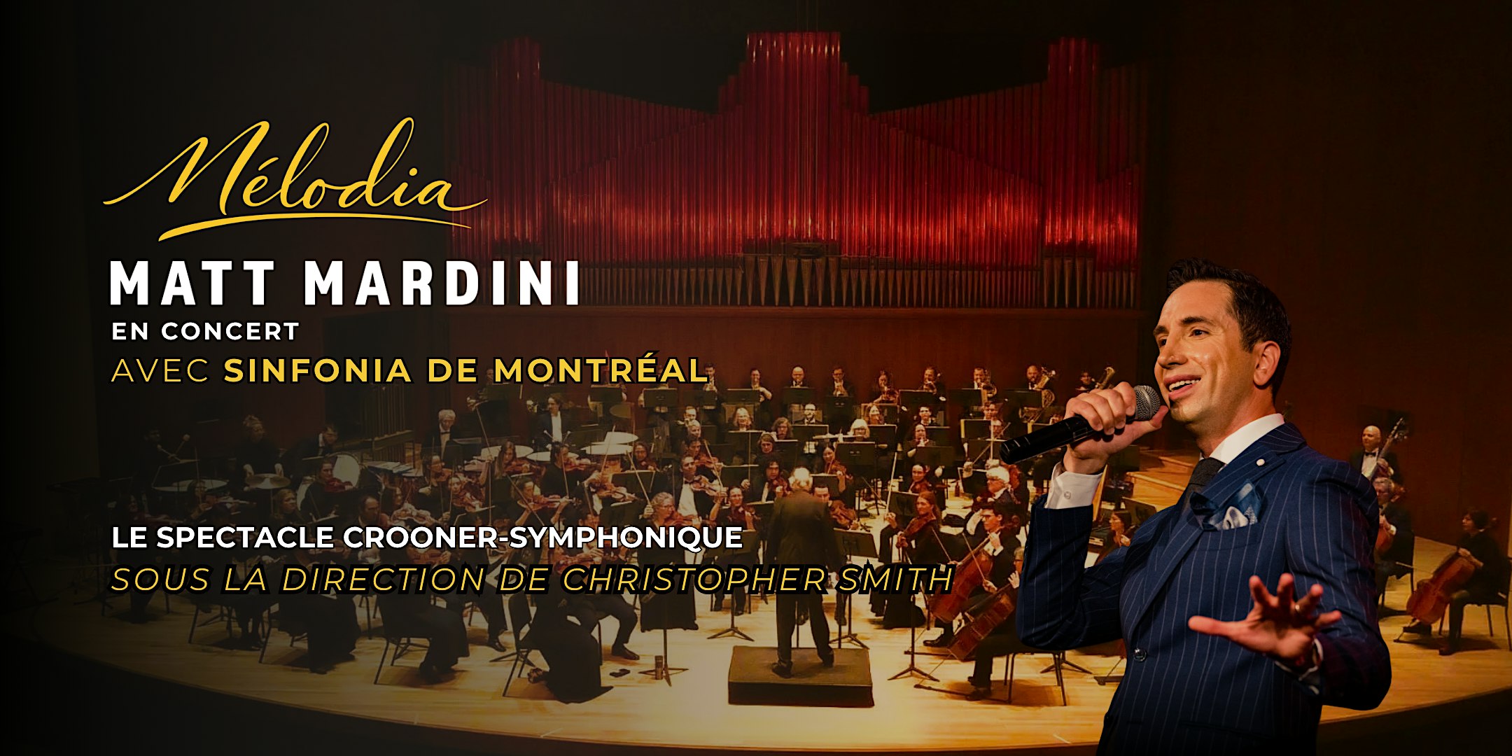 Matt Mardini | Le spectacle Crooner-Symphonique