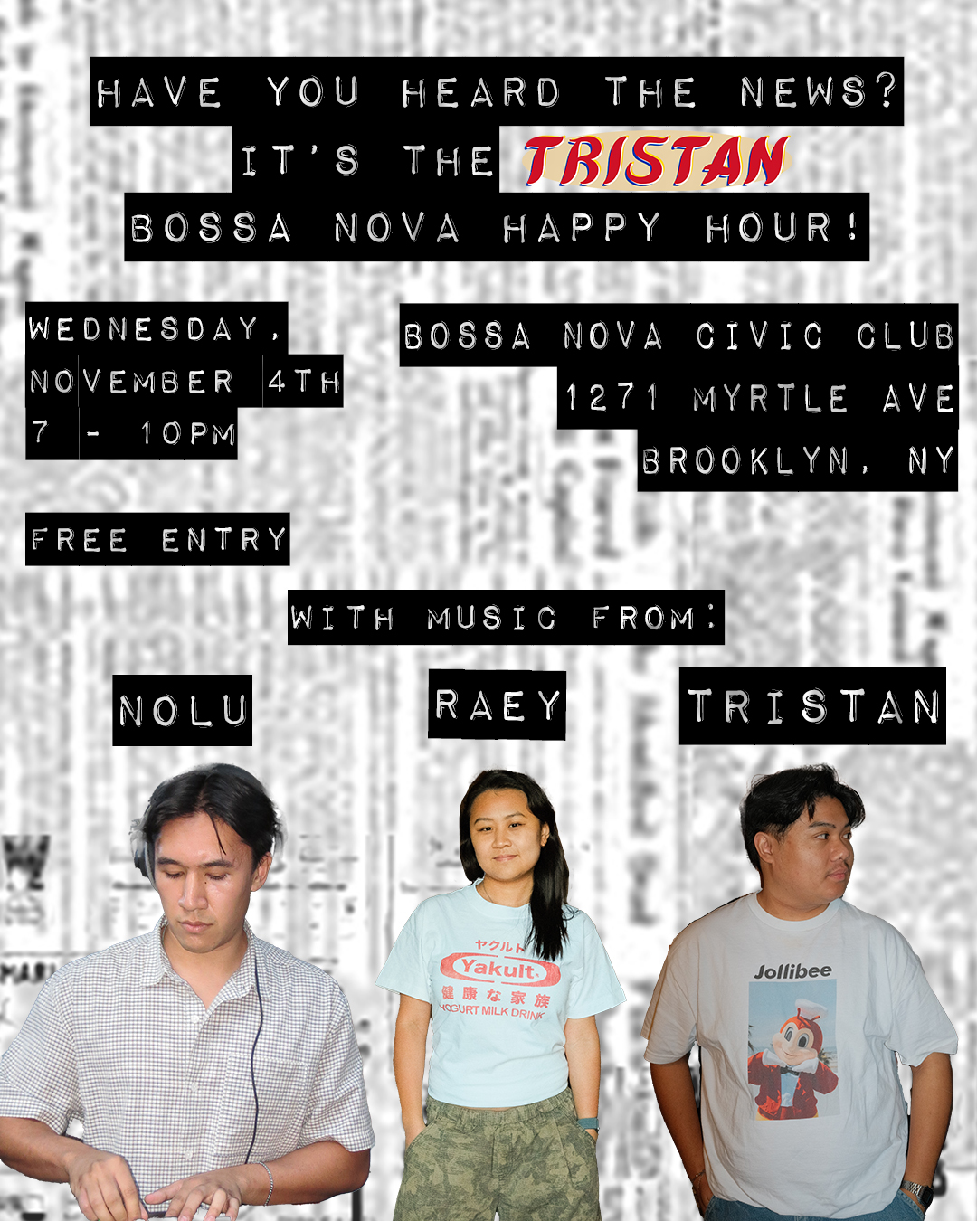 VHS Happy Hour: Tristan and Friends