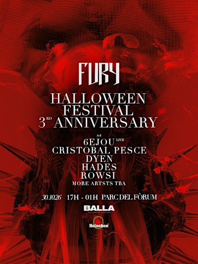 Fury 3rd Anniversary x Halloween [Balla Barcelona Festival]