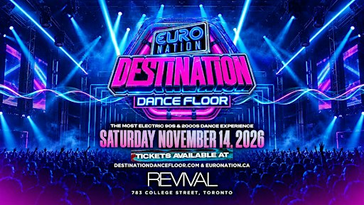 DESTINATION DANCEFLOOR | The Most Electric 90s & 2000s Dance Experience