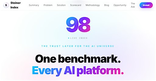 Steiner Index Launch — Haifa | The Trust Layer for the AI Universe