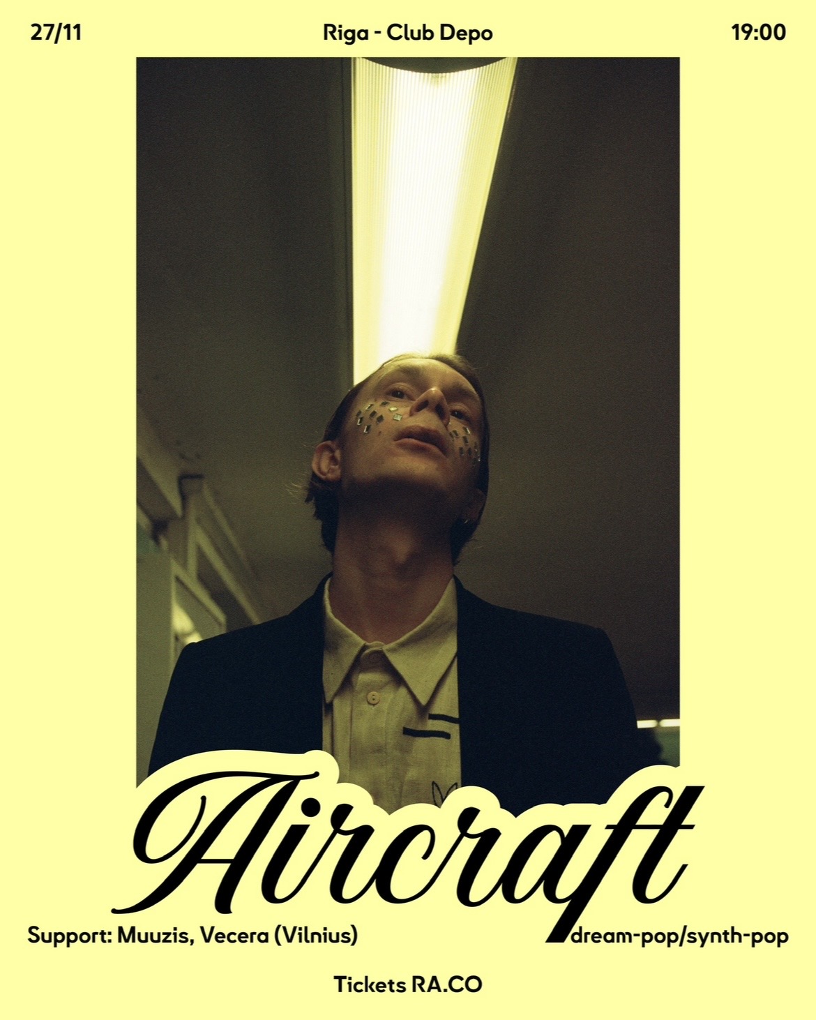 Aircraft (Live) in Riga. Club Depo. Support: Vecera, Muuzis