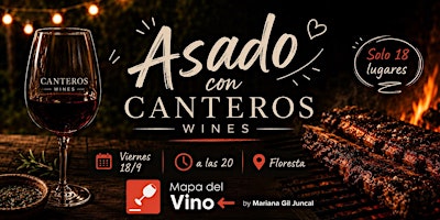 Degustación + asado Guest Canteros Wines