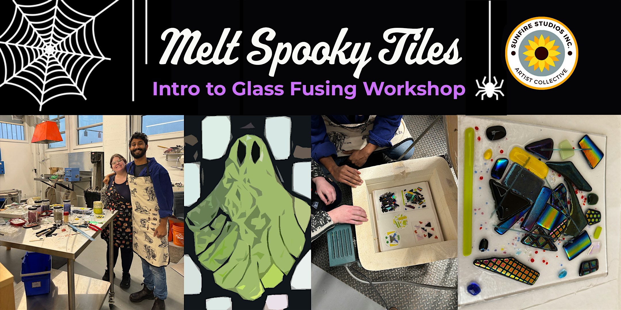 Melt Spooky Tiles!  Intro to Glass Fusing Workshop