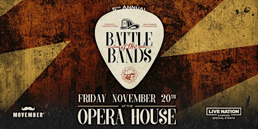 Toronto Firefighters Battle of the Bands for Movember Canada