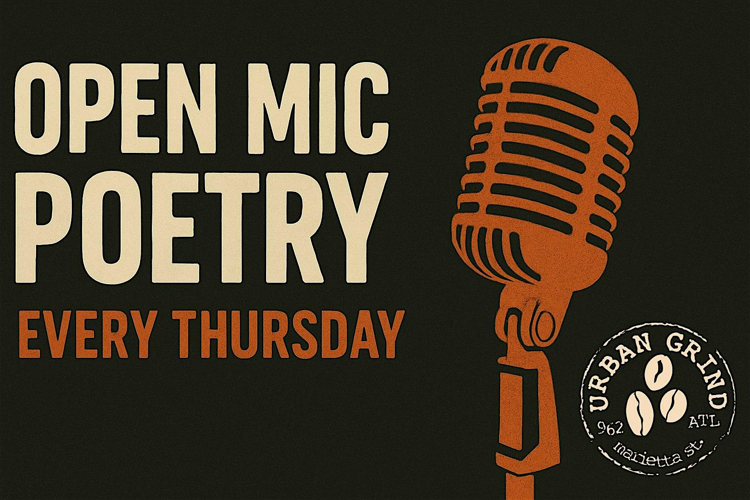 Thursday's Open Mic Poetry