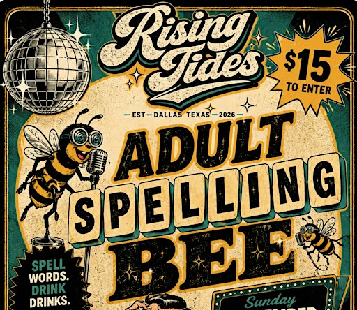Adult Spelling Bee at Rising Tides