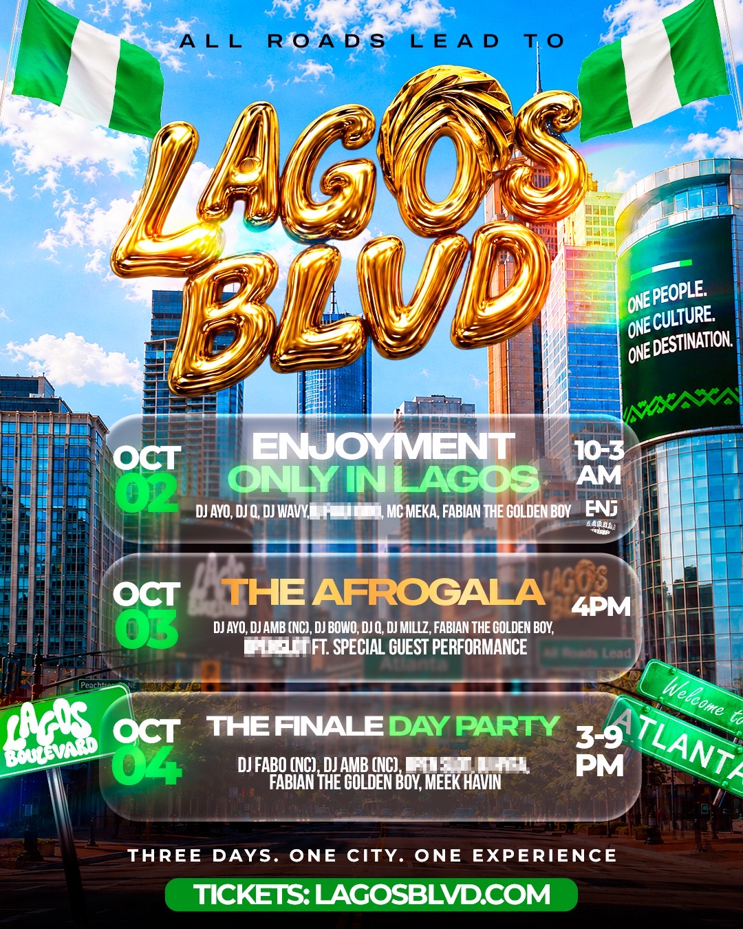 LAGOS BLVD: Nigerian Independence Weekend Takeover