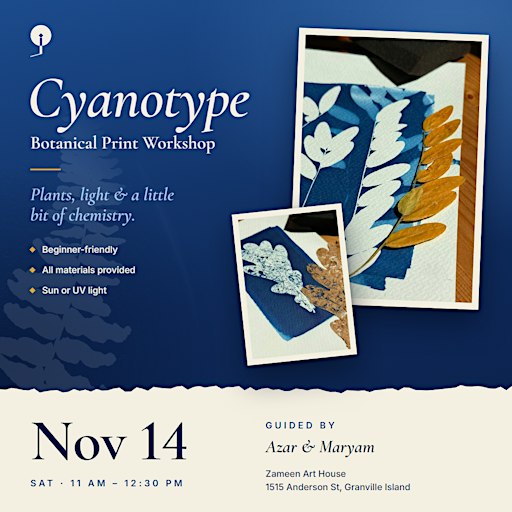 Cyanotype: Botanical Print Workshop