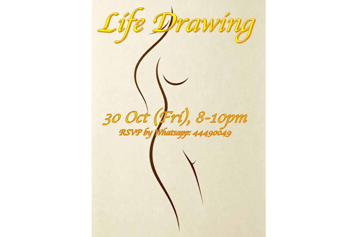 Life Drawing with a slasher