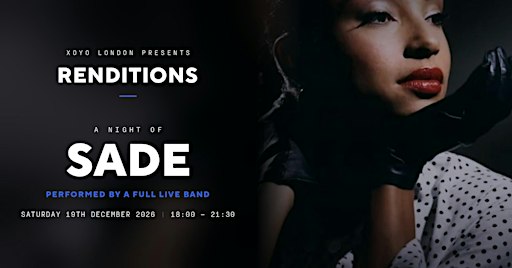 A Night of Sade in London!