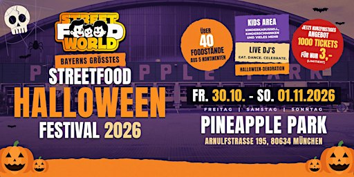 STREETFOOD World - Halloween Festival 2026