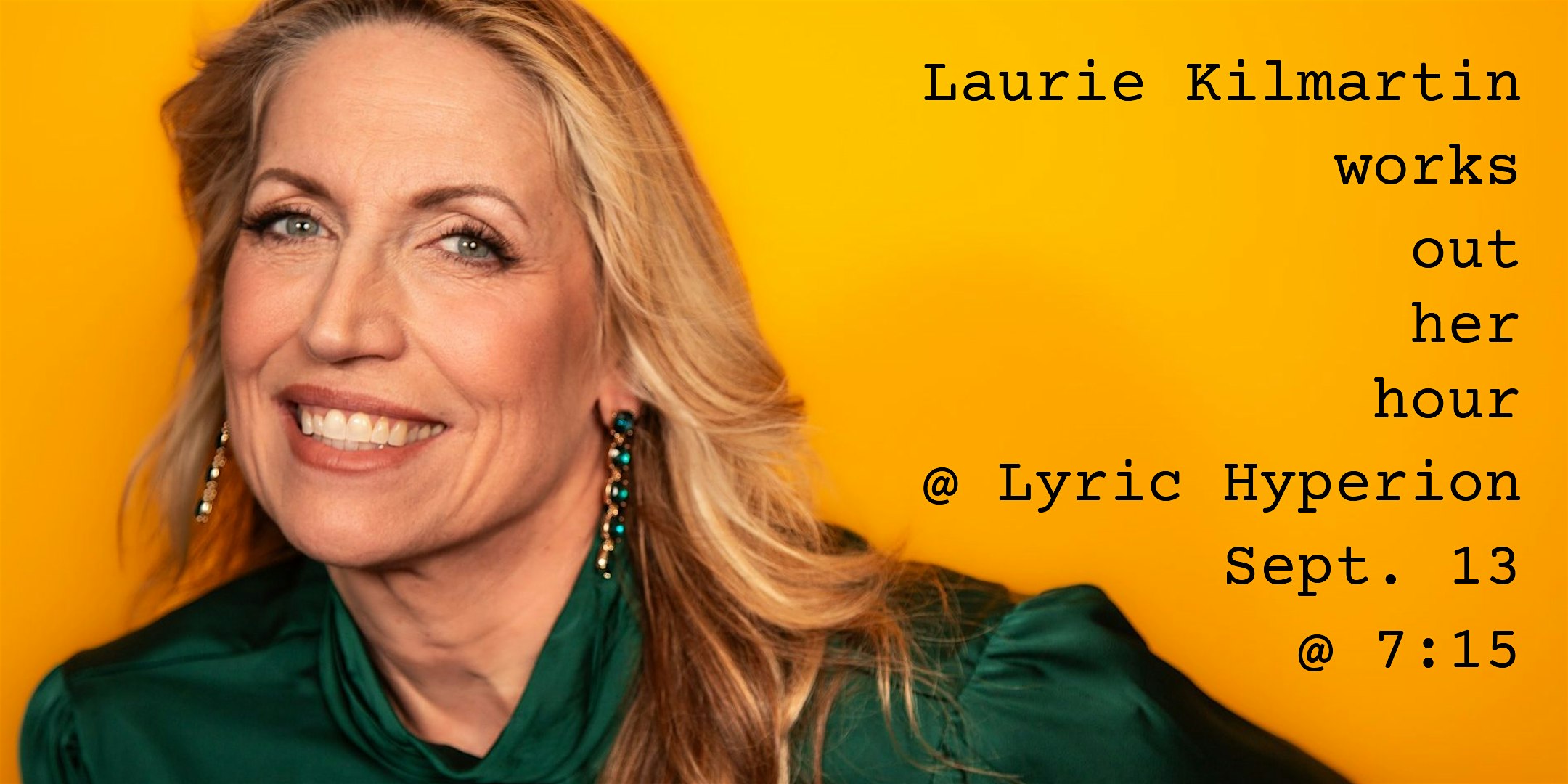 Laurie Kilmartin works out her hour