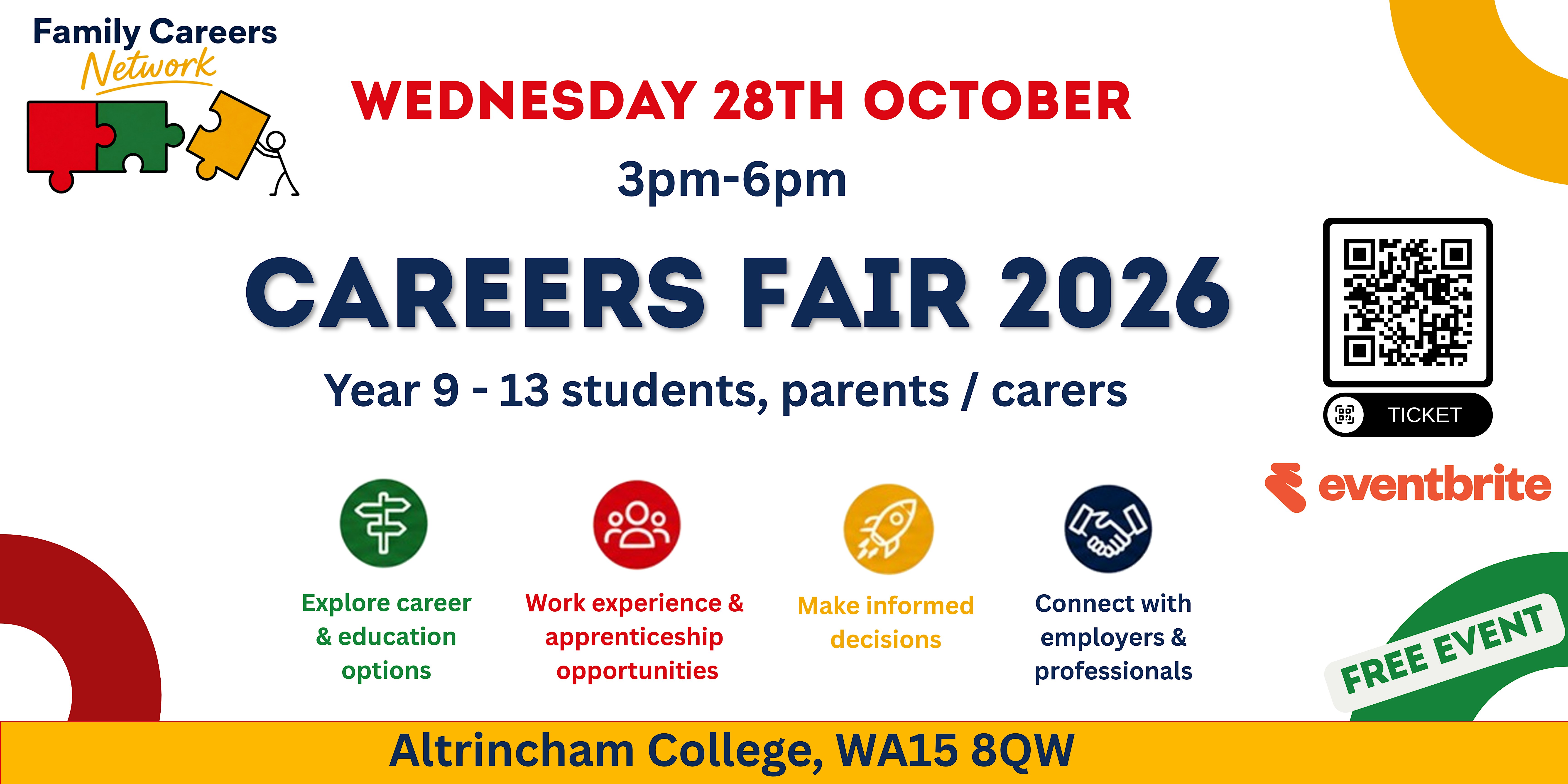 Careers Fair for students, parents / carers