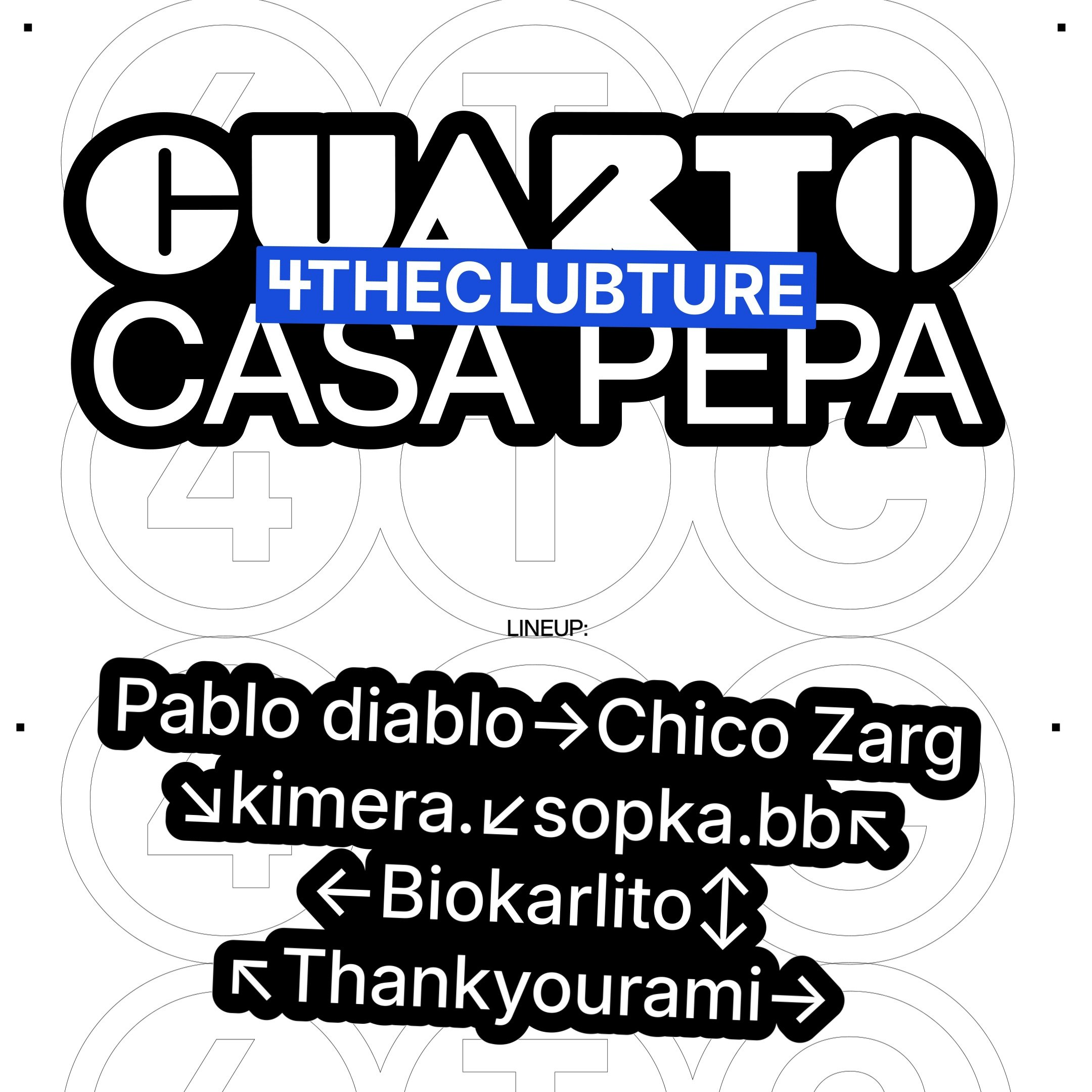 4theclubture en el Cuartoº de Casa Pepa