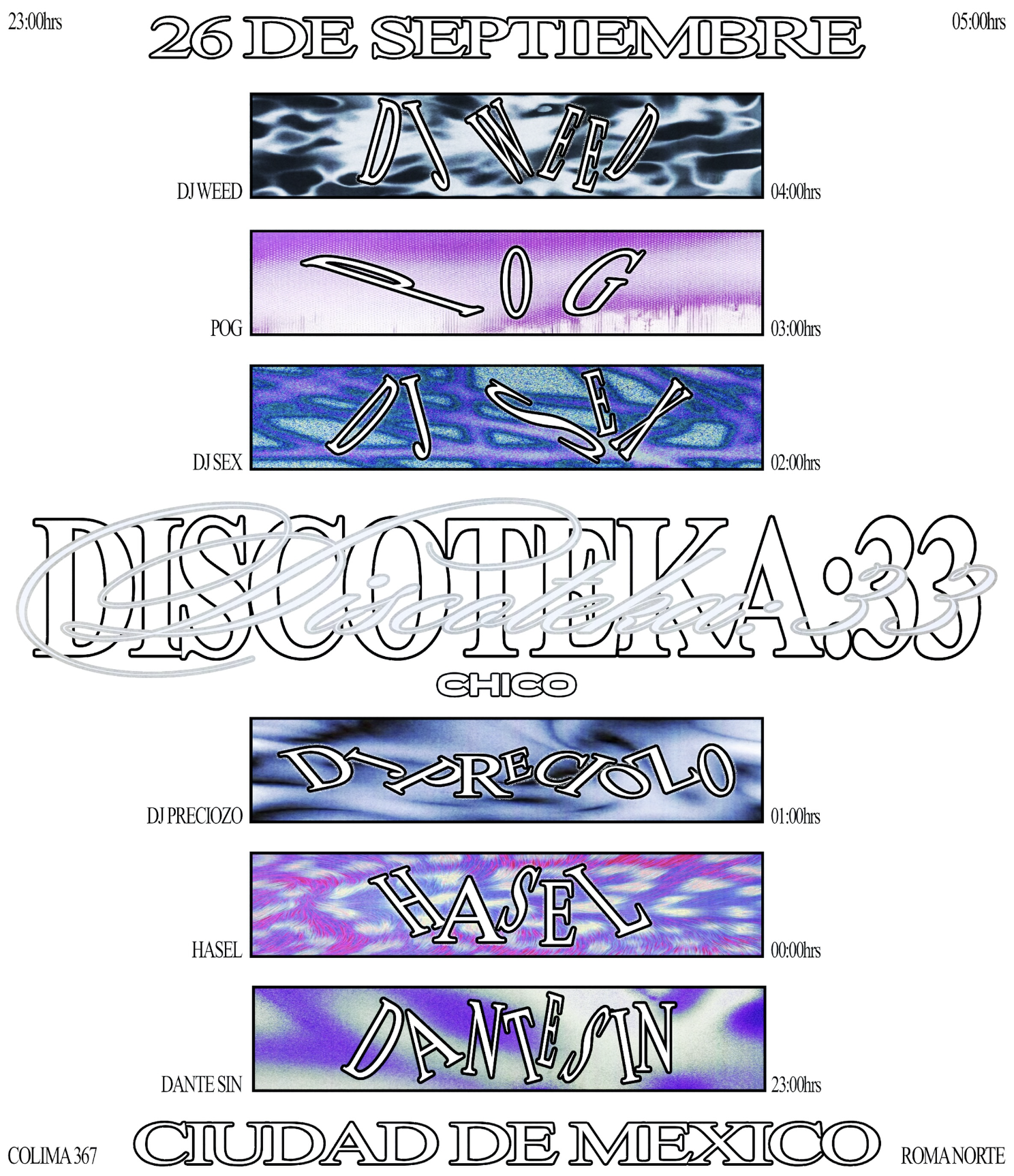 Discoteka:33 en CHICO