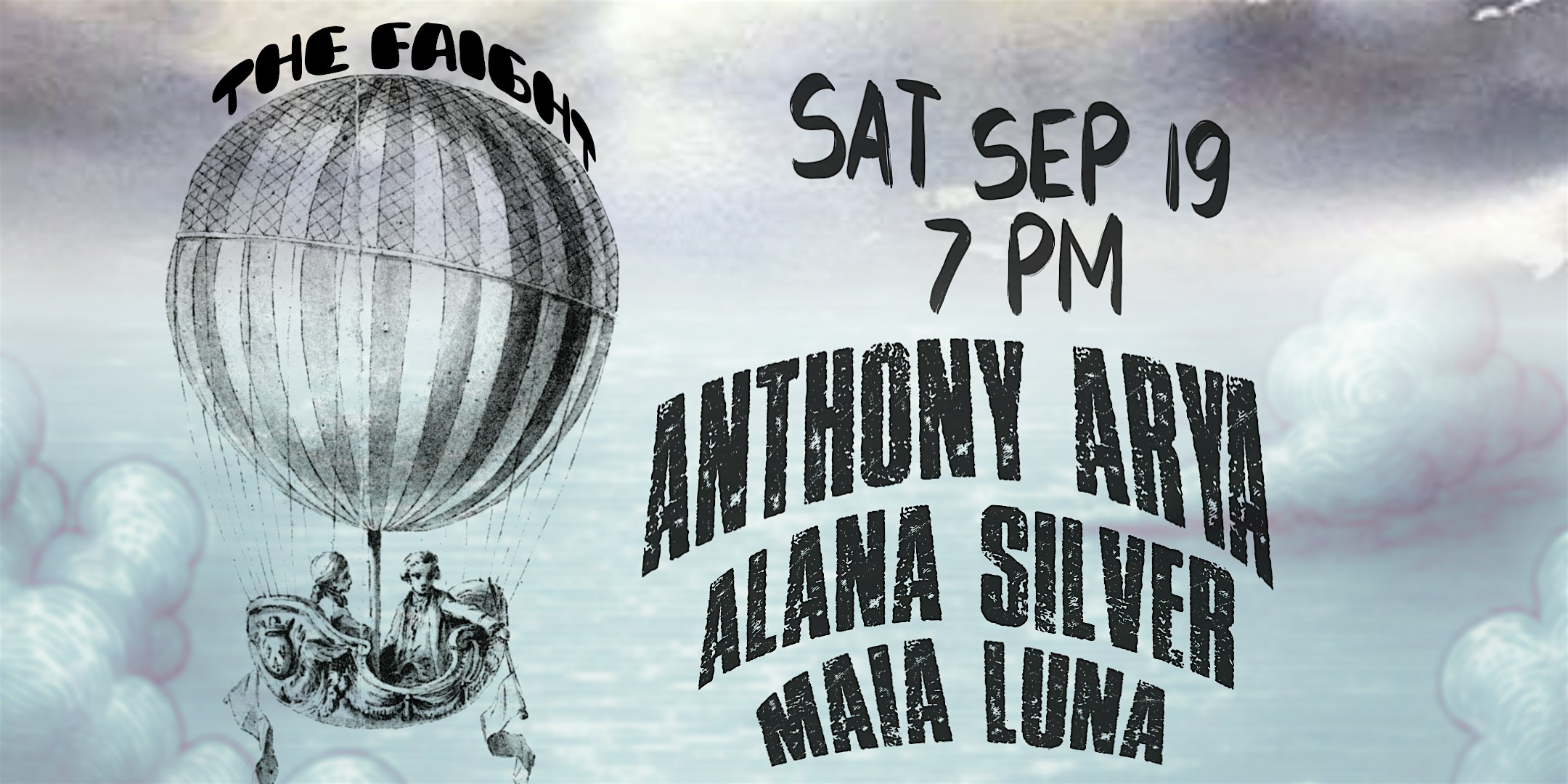 Anthony Arya w/ Alana Silver & Maia Luna at The Faight
