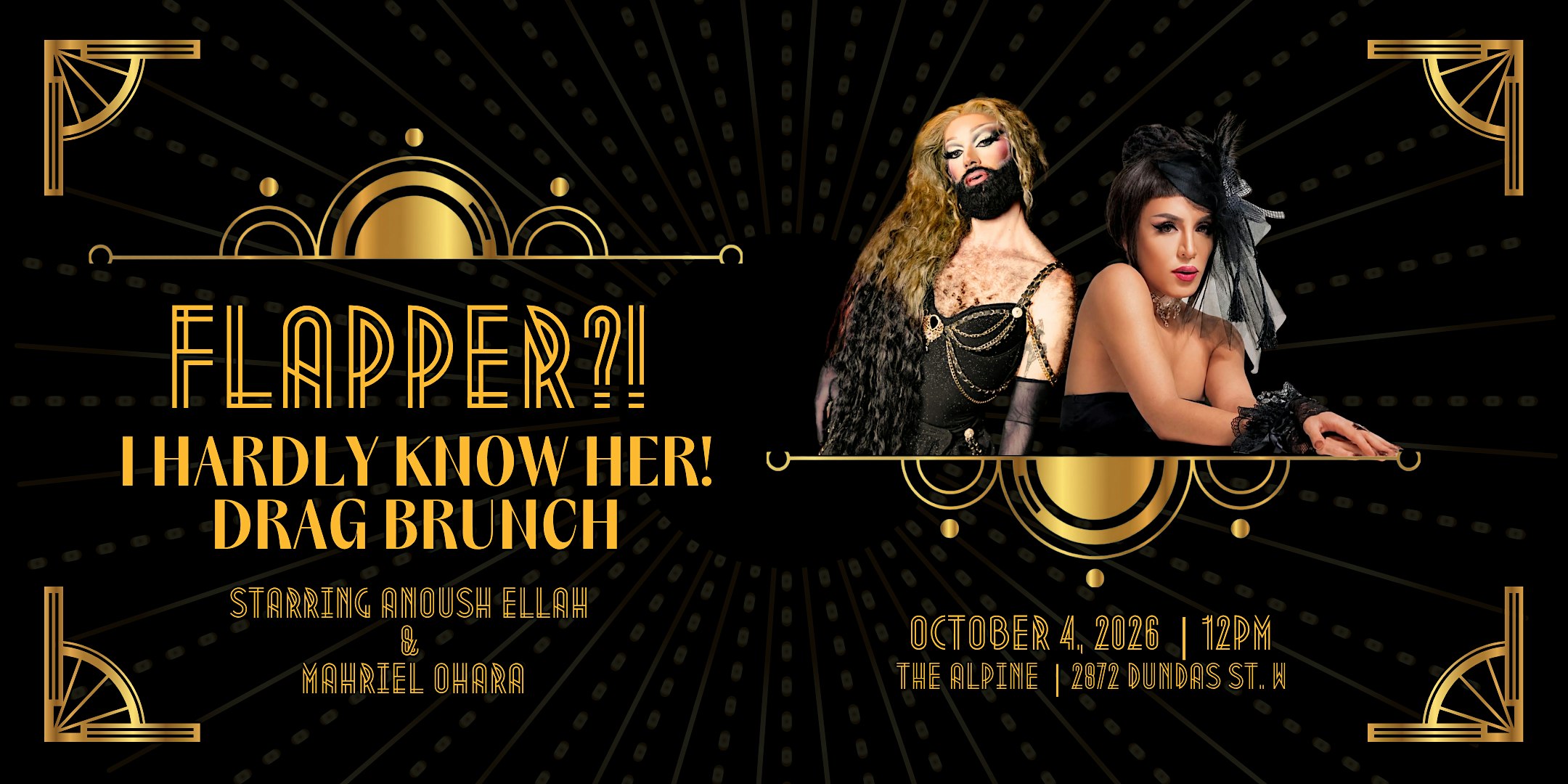 Flapper?! I Hardly Know Her! Drag Brunch