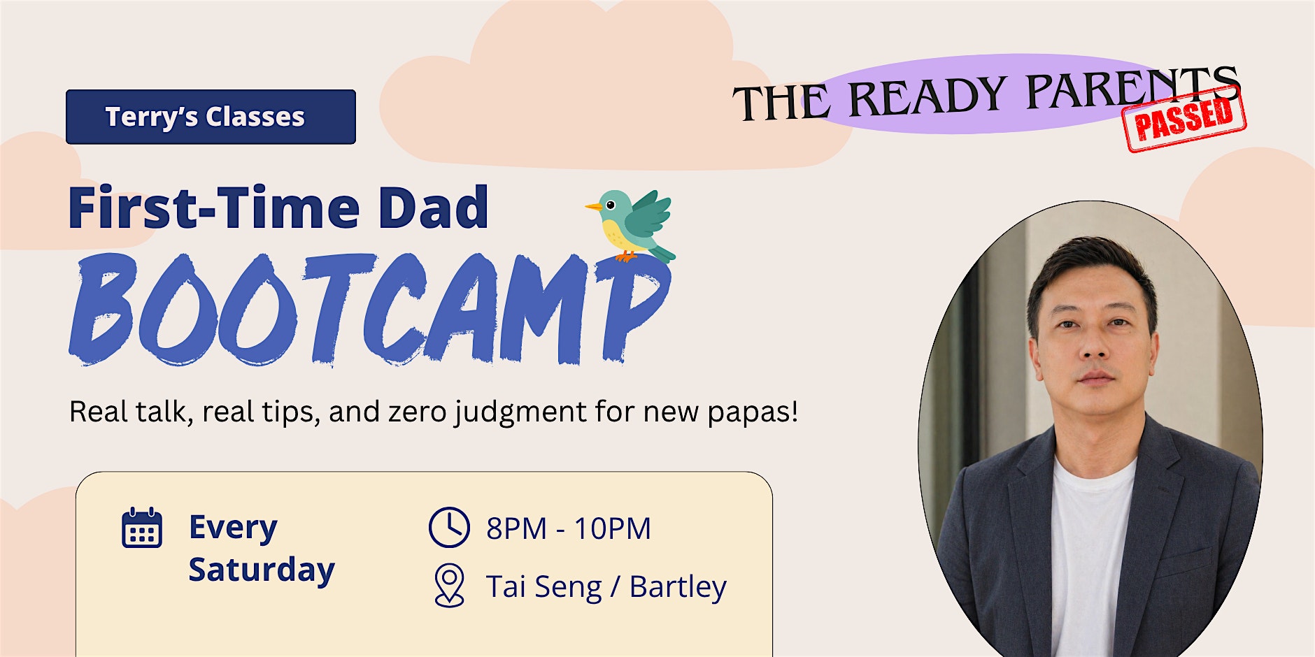 First-Time Dads Bootcamp: Terry's Classes