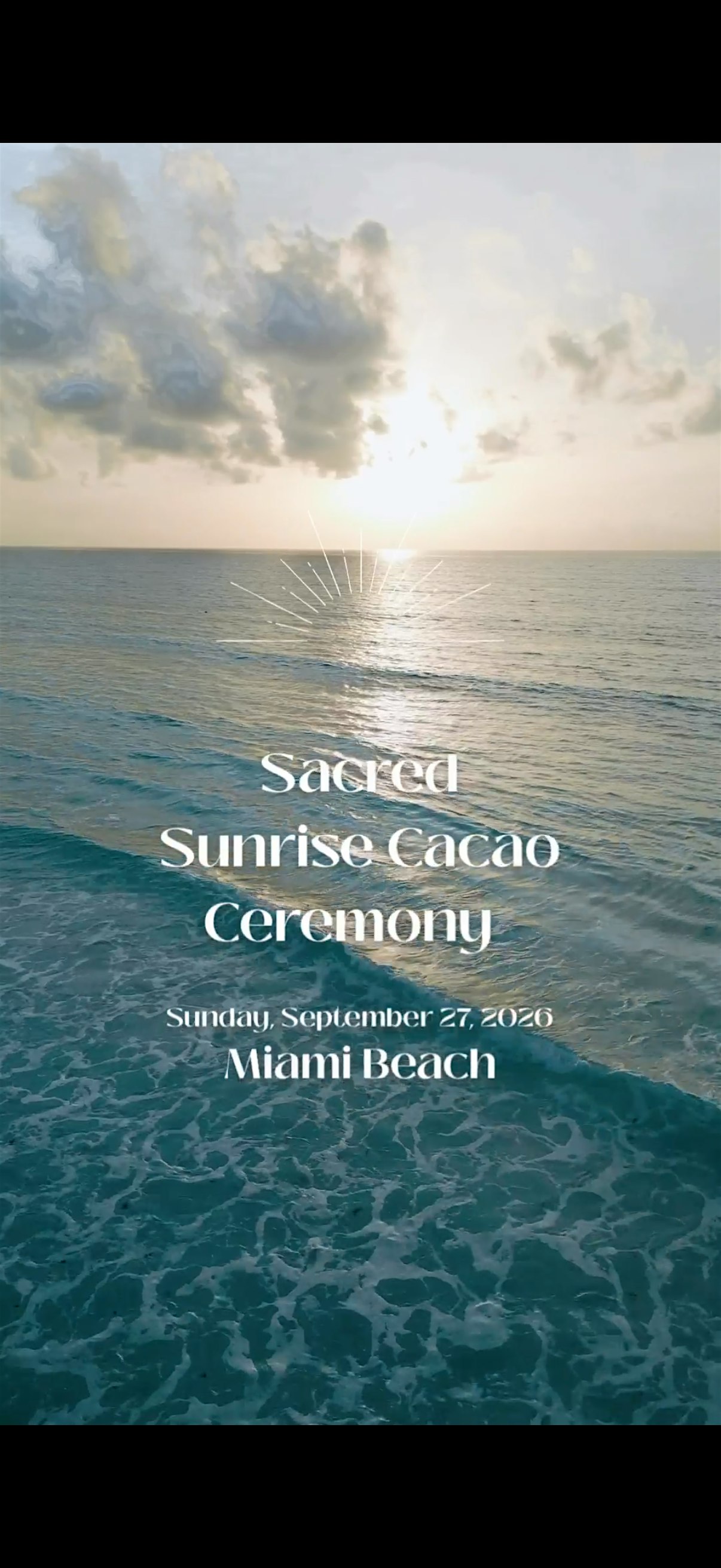 Sacred Sunrise Cacao Ceremony