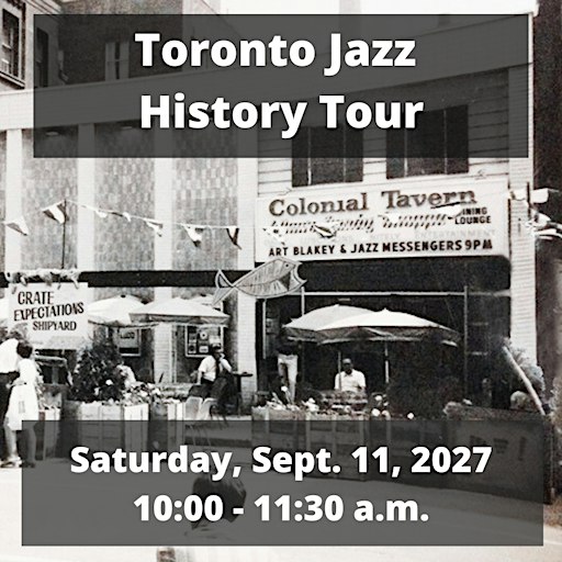 ExperienceTO: Toronto Jazz History Tour