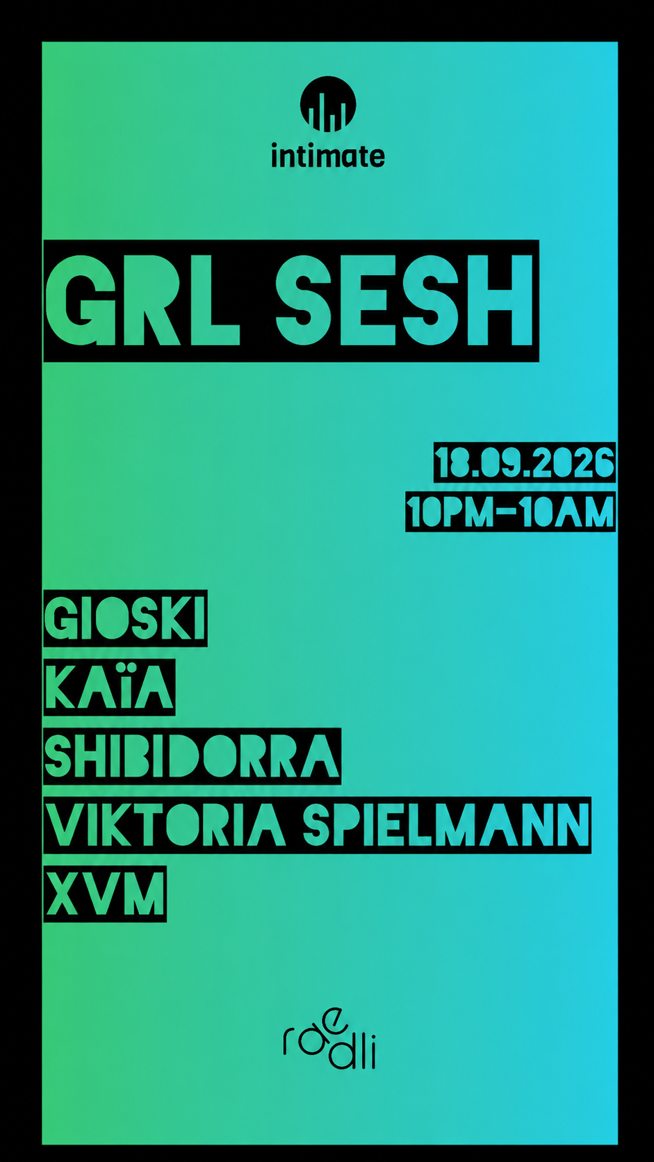 Intimate: GRL SESH