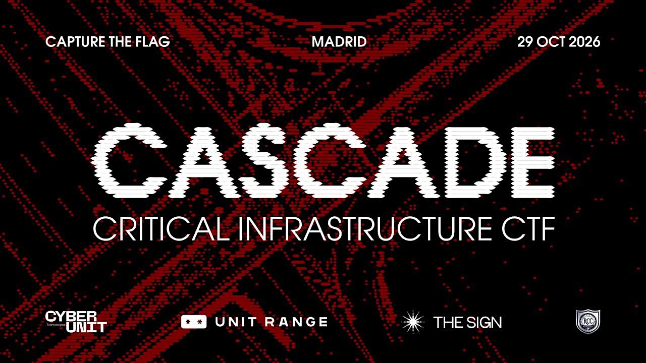 THE SIGN 2.0 Hackathon: CASCADE Critical Infrastructure CTF