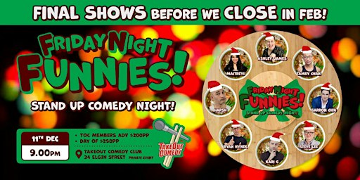 This week at TakeOut Comedy - Friday Night Funnies!