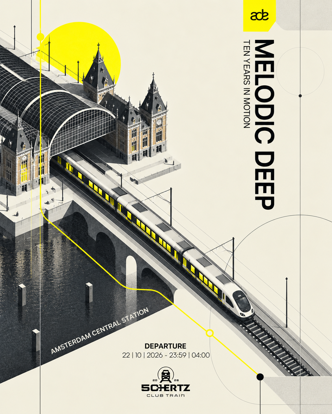 ADE 26: Melodic Deep - Ten Years In Motion Club Train