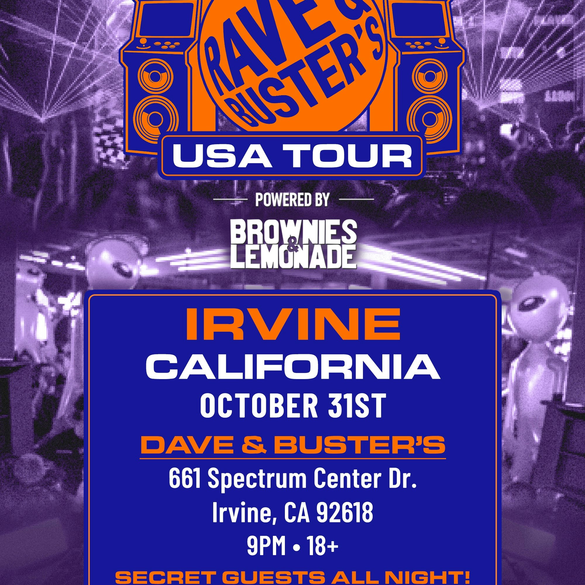 B&L Presents Rave & Buster's Irvine (Halloween)