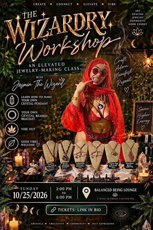 The Wizardry Workshop: An Elevated Jewelry Making Class