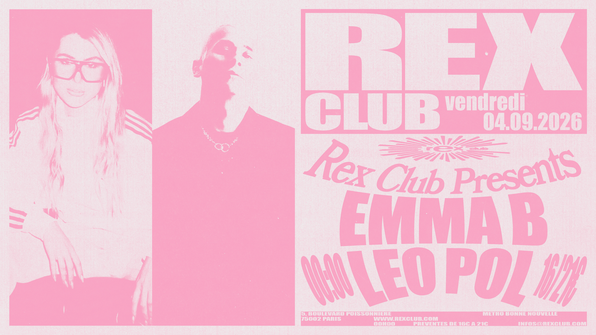 Rex Club presents: Emma B, Leo Pol