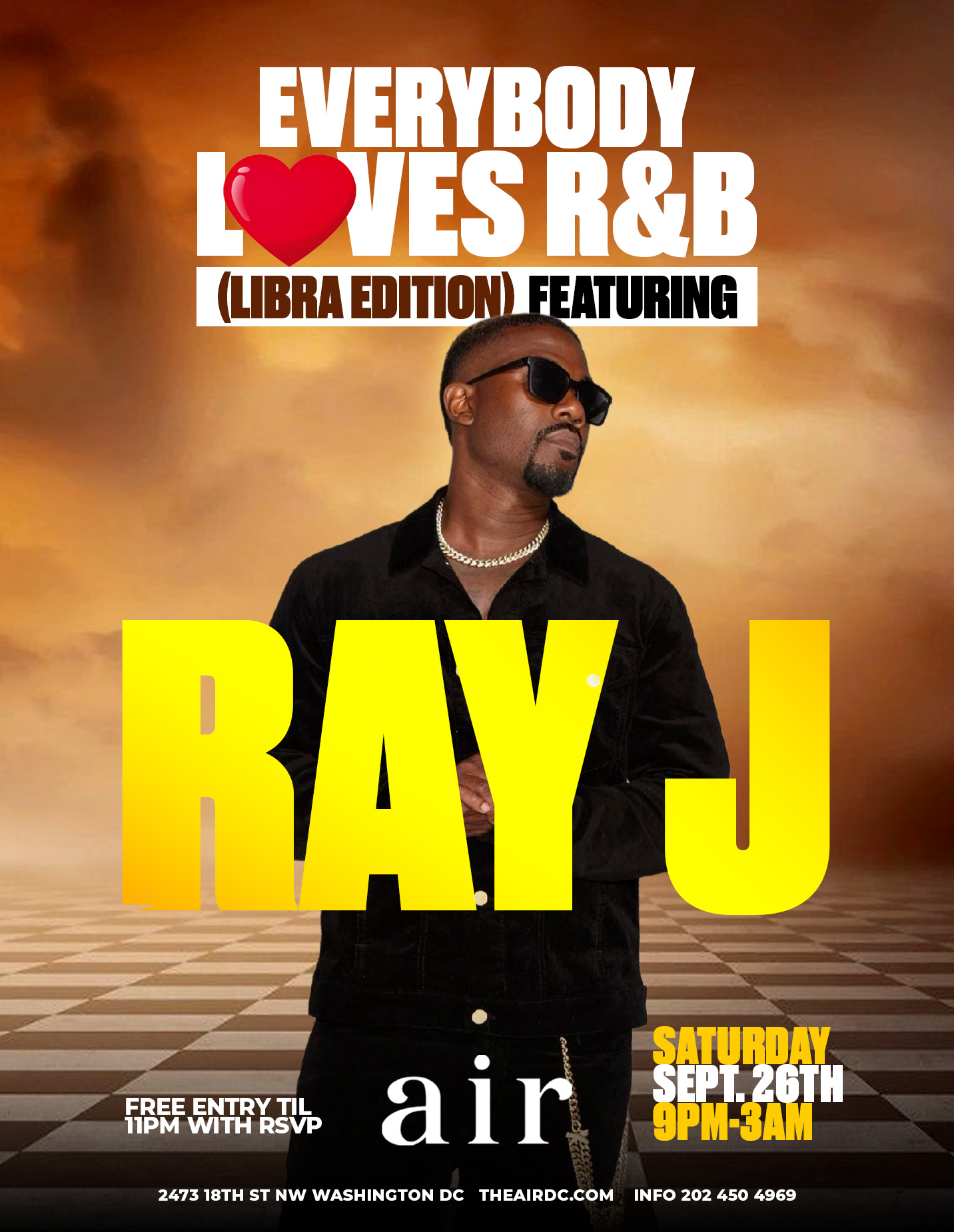 Everybody Loves R&B with Ray J Live.