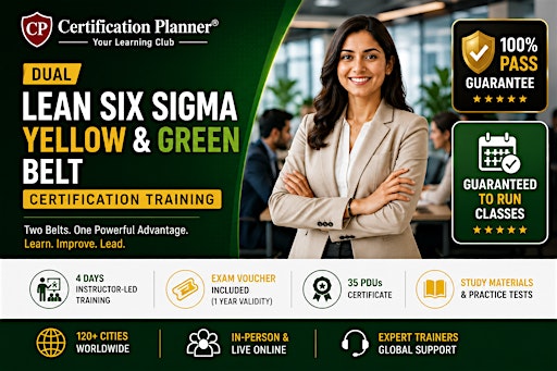 Detroit Lean Six Sigma Yellow & Green Belt | Dual Certification Training