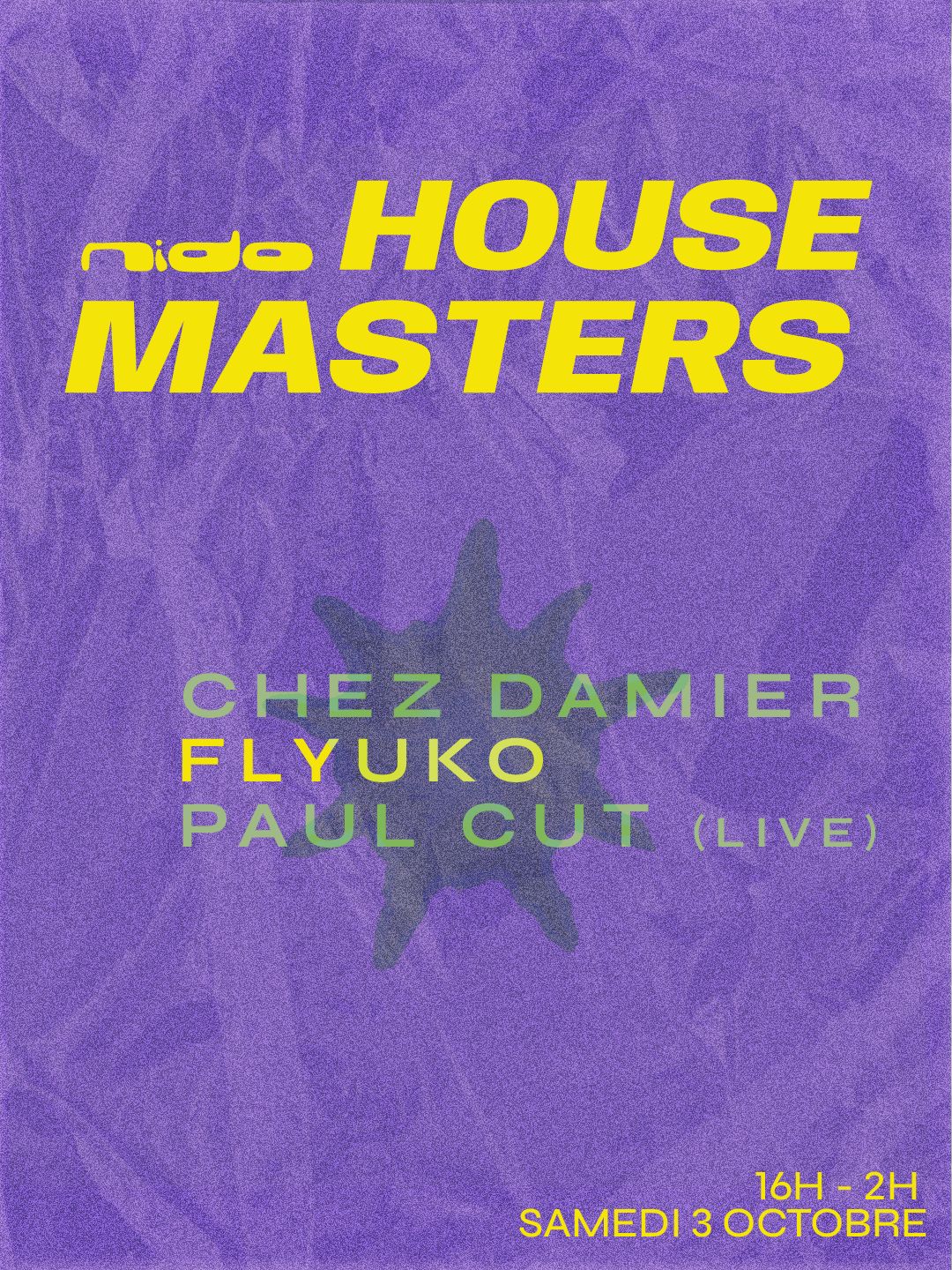 Nido House Masters - Chez Damier, Flyuko, Paul Cut (live)
