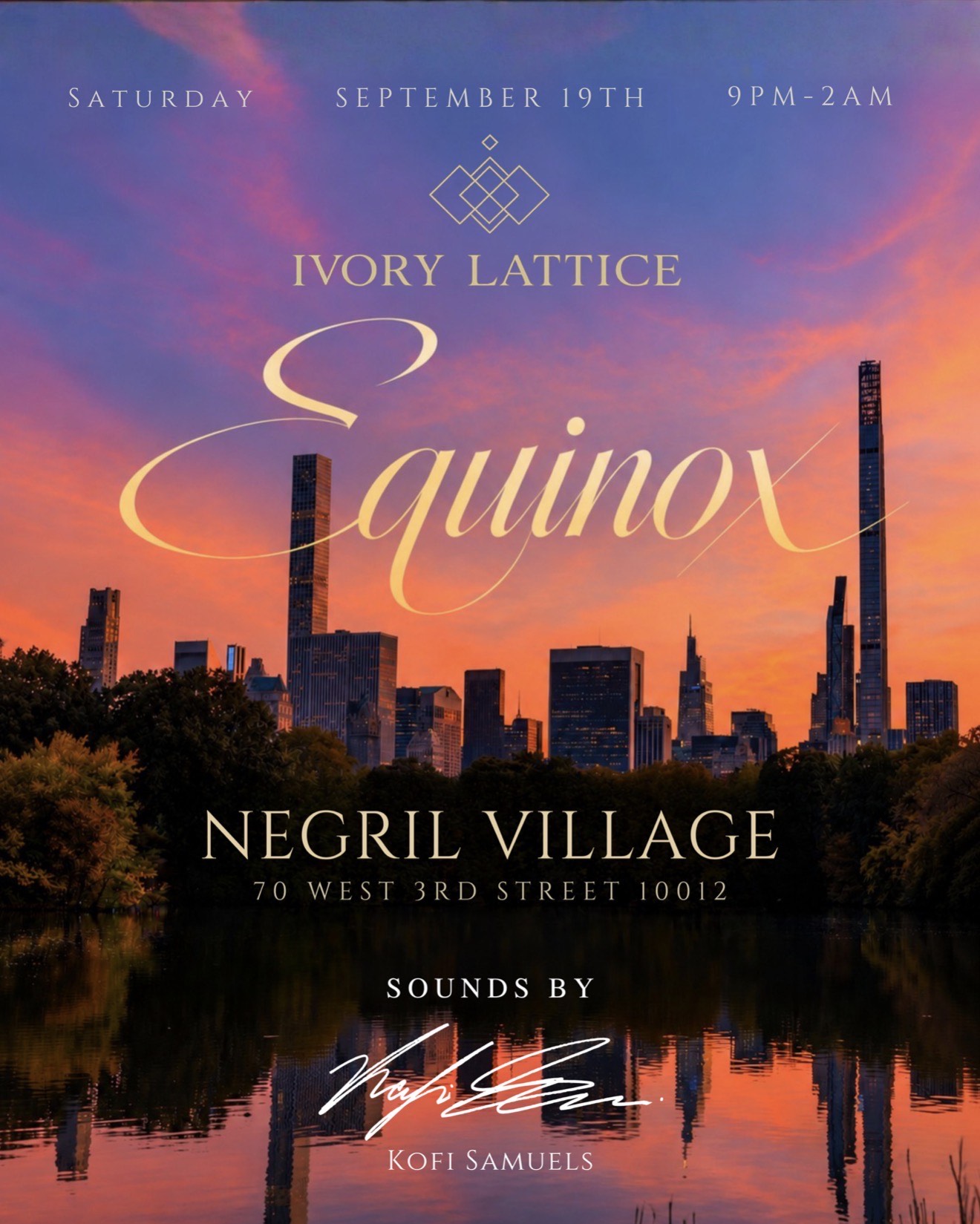 Ivory Lattice: Equinox