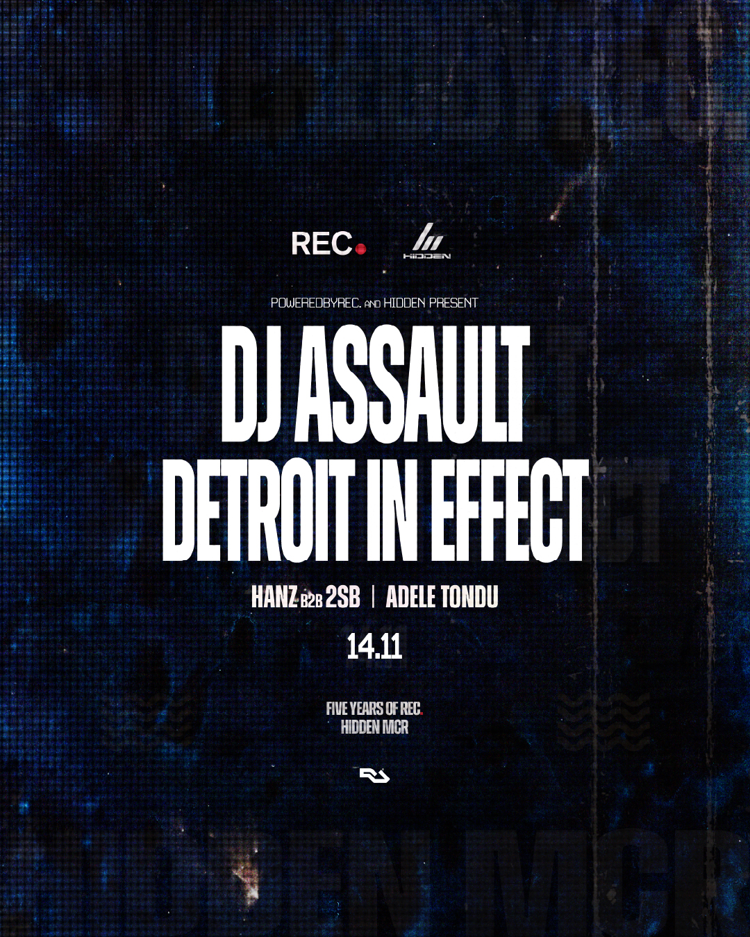 DJ ASSAULT & Detroit In Effect - REC. x Hidden