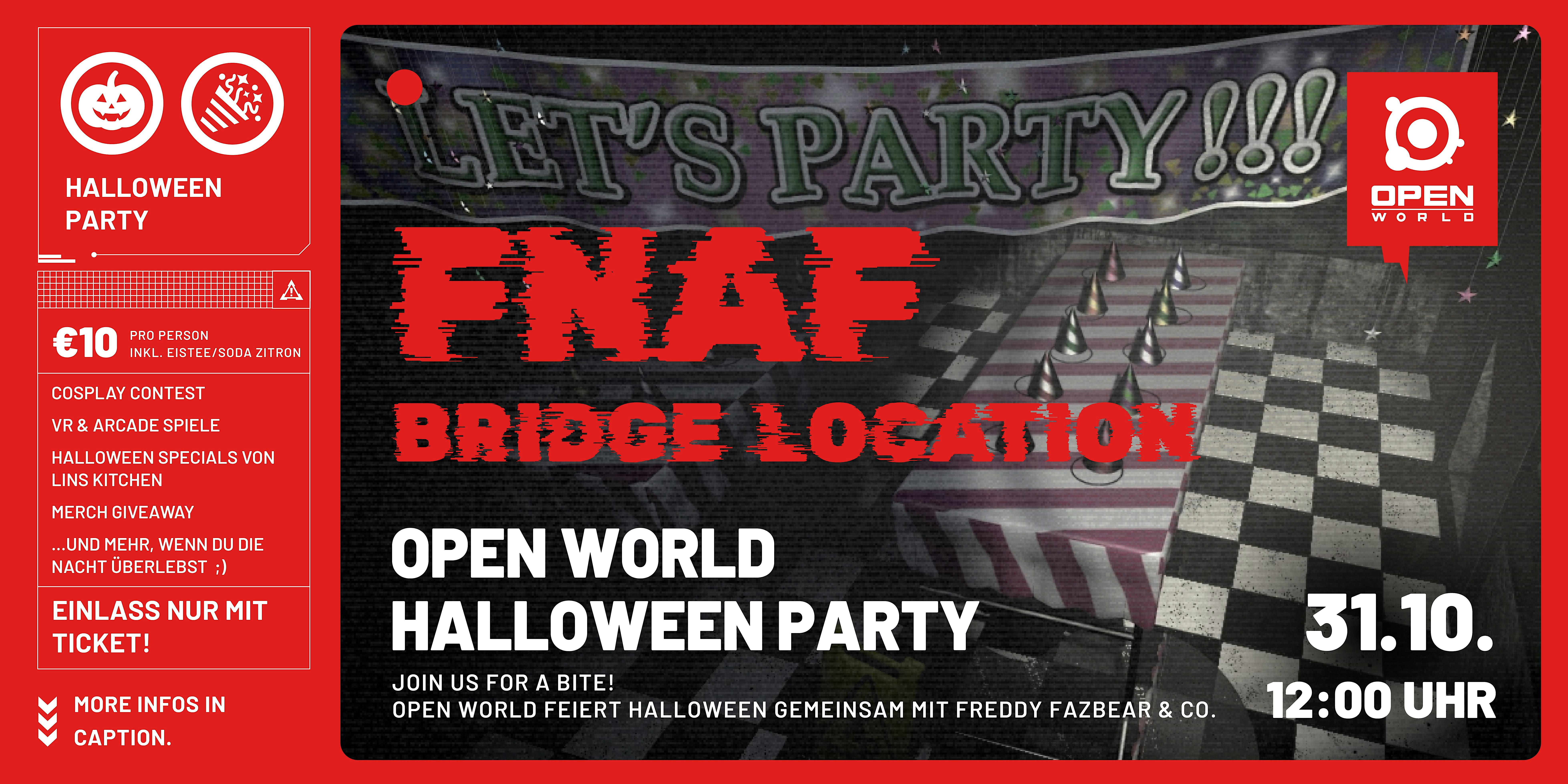 HALLOWEEN PARTY - FNAF BRIDGE LOCATION