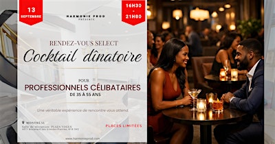 Cocktail dînatoire pour professionnels célibataires