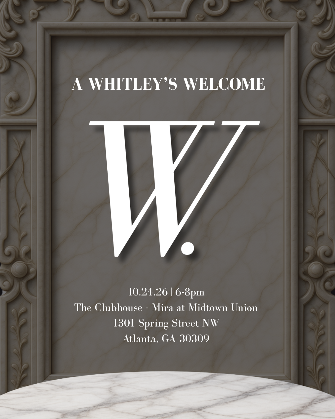 A WHITLEY'S Welcome