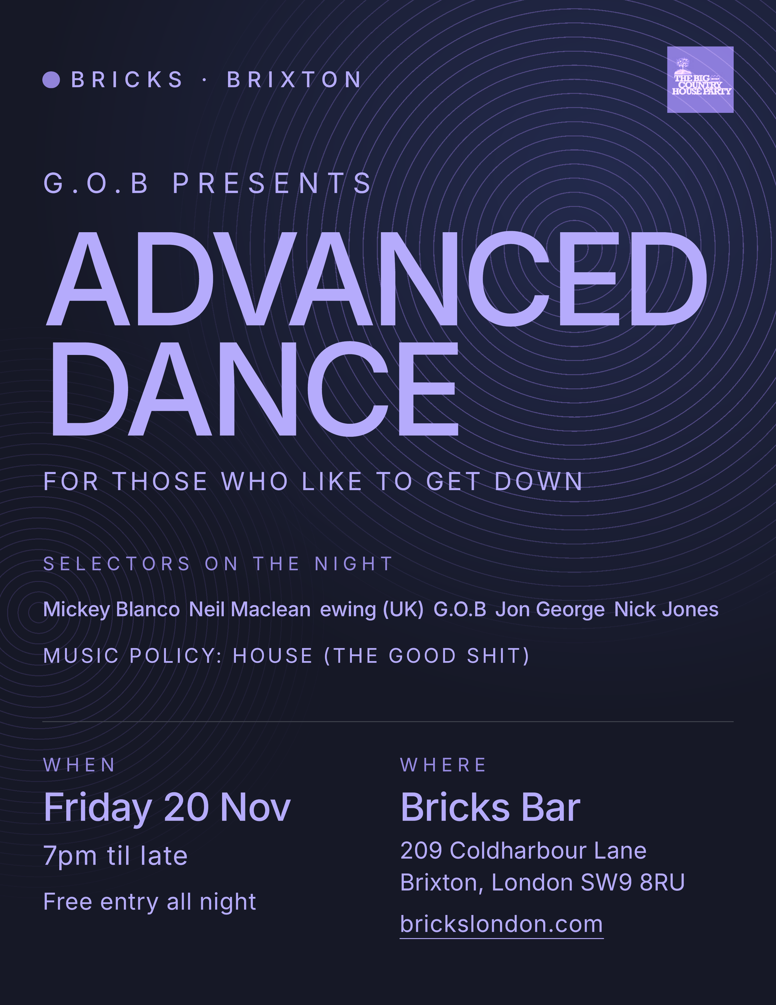 ADVANCED DANCE