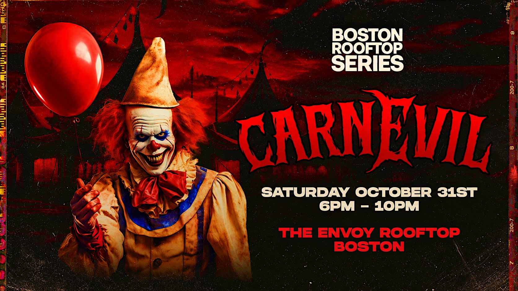 Boston Rooftop Series at The Envoy Rooftop - Halloween Night
