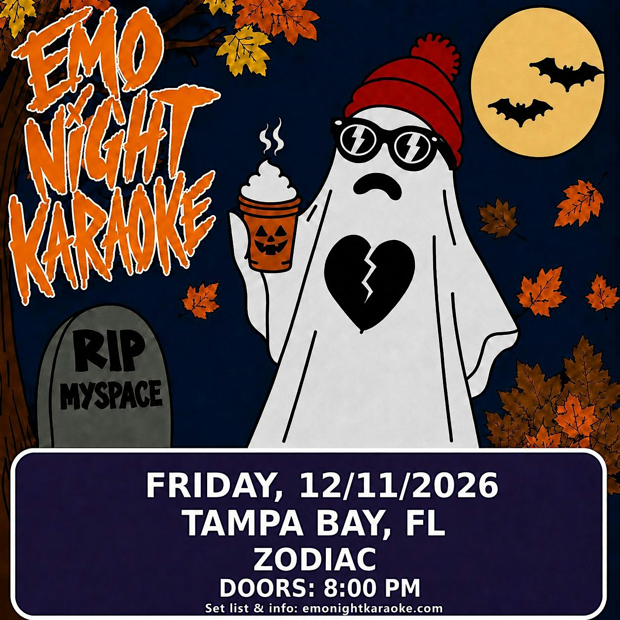 Emo Night Karaoke @ Zodiac in Tampa Bay, FL