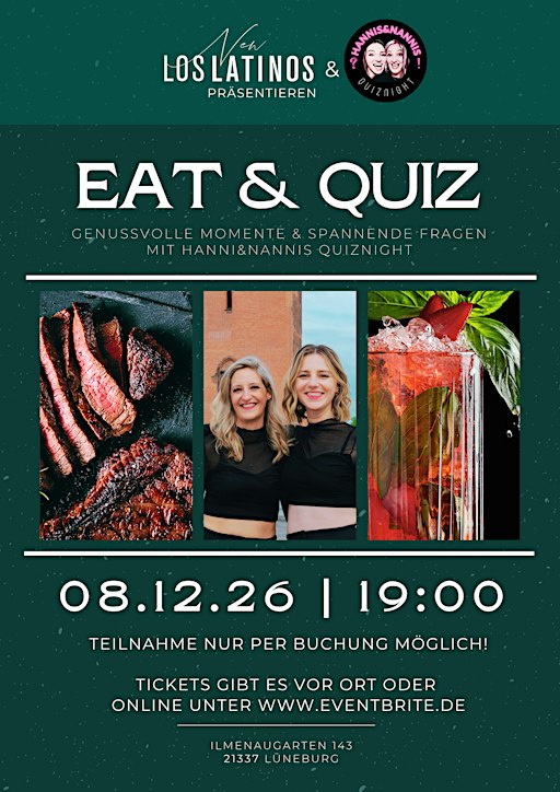 EAT & QUIZ mit Hannis & Nannis Quiznight | NEW LOS LATINOS